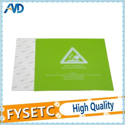 2pcs 300x300mm Green Build Sheets Build Plate Tape Platform Frosted Heated Bed Sticker With 3M For CR-10 Lulzbot Taz6