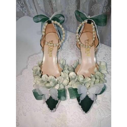 Japanese Tea Party Sweet Lolita Shoes Vintage Round Head High Heel Women Shoes Cute Lace Bowknot Kawaii Shoes Loli Cosplay