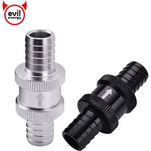 Evil energy 9/16" 14mm Petrol Diesel Oil Aluminum Fuel Non-Return One Way Check Valve