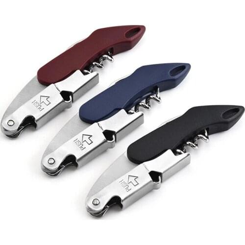 1pc Multifunctional Hippocampus Wine Bottle Opener Professional Stainless Steel Wine Bottle Opener Cork Out Kitchen Tool