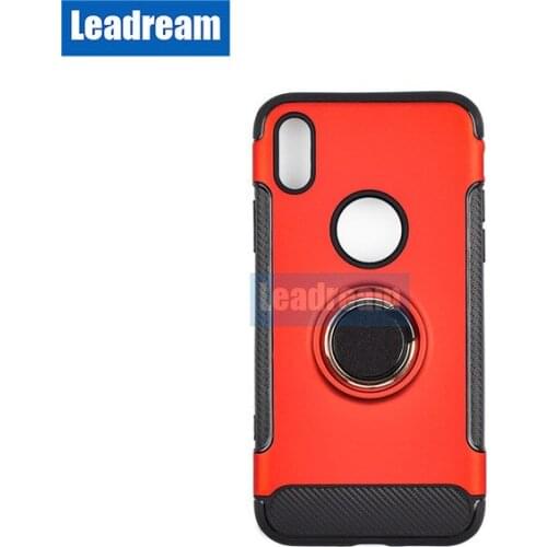 500PCS for iPhone 11 Pro Max X XS MAX XR Ring Holder Magnetic Car Holder Shockproof Armor Case Cover for iPhone 6 8 7 Plus