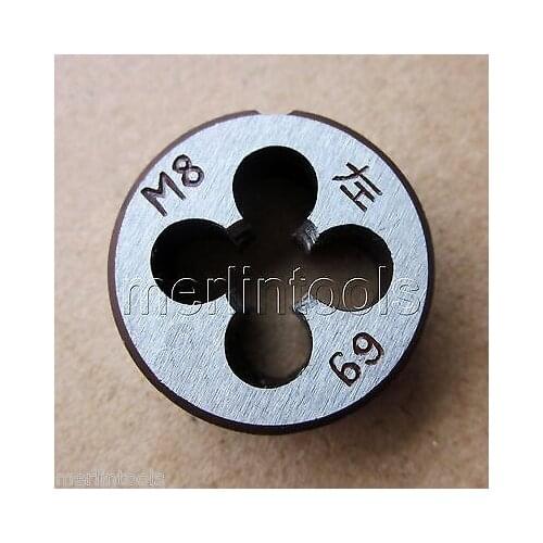 8mm x 1.25 Metric Left hand Die M8 x 1.25mm Pitch