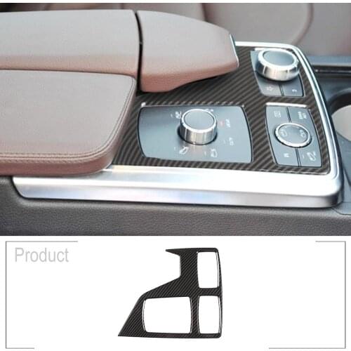 For Mercedes-Benz GLE ML 2012-2019 GLGLS 2013-2019 Car Central Control Multimedia Panel Trim Panel Car Accessories