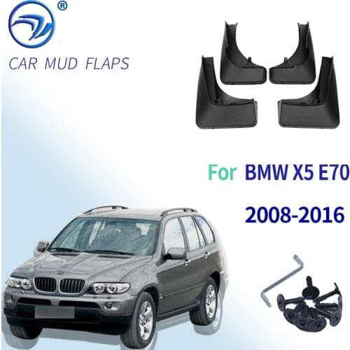 Car Fender Flares Mud Sludge Splash Guards for BMW X5 E70 2008-2016 Mud Flaps Mudguards Mudflaps