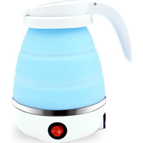 600ml Mini Electric Kettles Xiomi Stainless Steel Silicone Portable Water Kettle Chaleira Eletrica Kitchen Appliances Tool