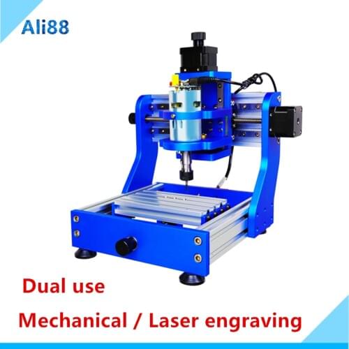 Mini CNC machine engraving machine/laser engraving machine with 500mW laser head for Wood Acrylic PCB Router/Cutter/Printer
