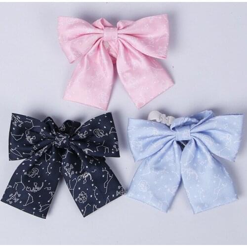 Kawaii Constellation Japanese School Uniform Girl Bow Tie 2021Women Gravata Borboleta Bowtie Cute Bowknot Cravat Neck Ties