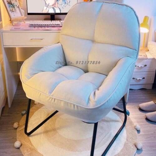 Lazy Home Bedroom Computer Chair Dormitory Back Chair Comfortable Sedentary Desk Chair Single Leisure Sofa Chair