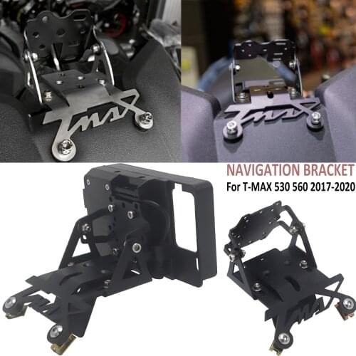 Motorcycle Windscreen GPS Phone Navigation Bracket USB Charging Mounting Holder For YAMAHA TMAX 530 T-MAX 560 2017-2020 2019