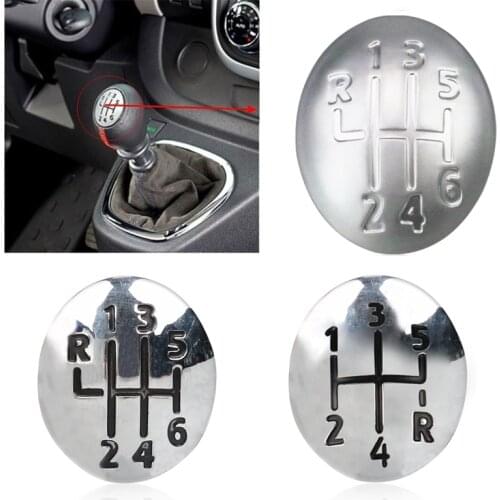Car Gear Knob Cap Cover 5/6 Speed Shift Lever Head Cover for Renault Clio Twingo Scenic Megane II 1996-2011 Car Accessories