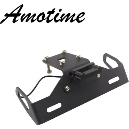 Motorcycle Modification Light License Plate Frame Motorbike License Plate Frame for KAWASAKI Z1000 14-17