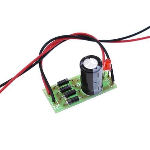 AC to DC power conversion module 1N4007 full bridge rectifier filter 12V 1A AC DC converter