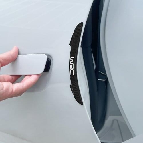 WRC Car Door Guard Strip Stickers For Suzuki Volvo Tesla Skoda VW Volkswgen Smart Seat Subaru Ssangyong Vauxhall Car Accessories