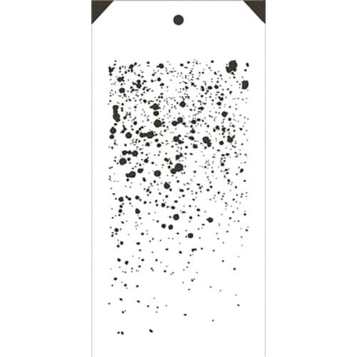 2021 New Label Tag Plastic Stencil For DIY Craft Making Retro Doodle Pattern Scrapbooking Background Card No Metal Cutting Dies