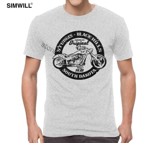 Novelty New T Shirts Mens Eco Cotton Rider Tee Short Sleeve Crew Neck Motorbike Print T-Shirt Boyfriends Gift Fans Apparel