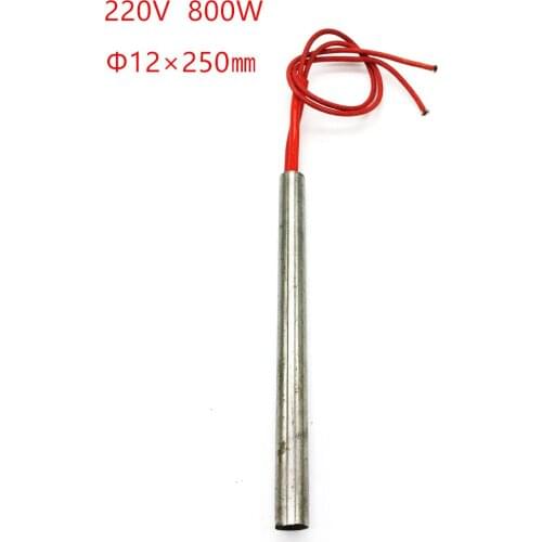 10 pcs of 12X250mm 800W cartridge heater heating element,Heating Element Mould Wired Cart,mold machine parts,sealing accessories