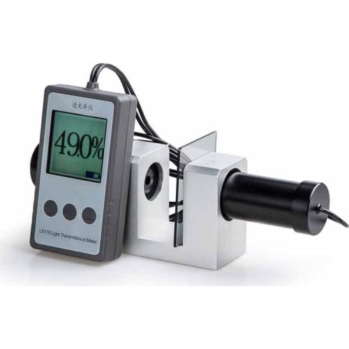 Professional High Accuracy Optical Transmission Meter 380nm-760nm Light Transmittance Meter For Solar Film Thick Glass Spectrum