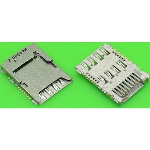 ChengHaoRan 1 Piece new sim card socket connector for samsung S5 G900H G900X G900F tray slot .KA-185