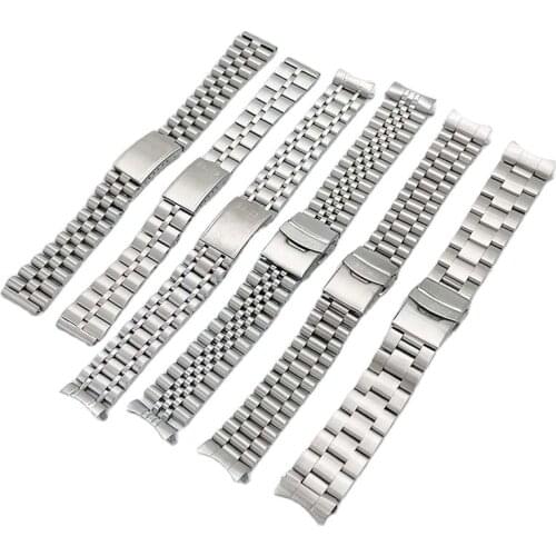 Watch Band For SEIKO SKX009 007 175 173 Solid Stainless Steel Watch Strap Watch Belt Watch Bracelet 20 22 24mm Watch Accessorie