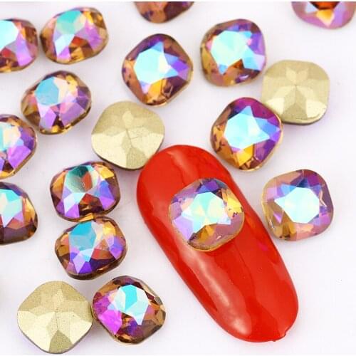 All Size Rhinestone Applique Accessories Strass Nail Art Point Back Crystal Crafts Glue Rhinestones for Clothes