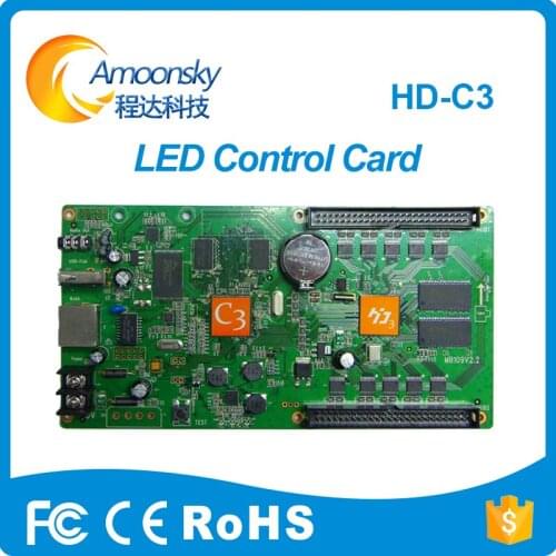 Led asynchronous display control card HD-C3 full color led display controller