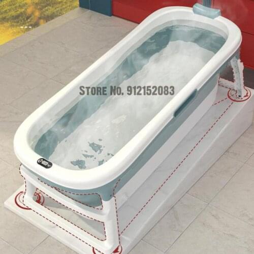 Bathtub Adult Foldable Bathtub Household Full Body Adult Bathtub Steaming Children Bathing Basin Bathtub Artifact