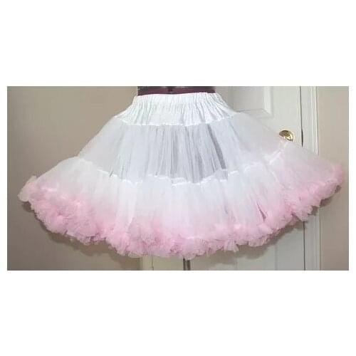 Puffy Short Girls Underskirt Cosplay Party Short Dress Petticoat Lolita Petticoats Ballet Tutu Skirts Rockabilly Women Crinoline
