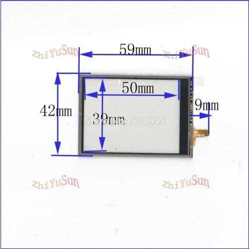 ZhiYuSun NEW 59mm*42mm Touch Screen USB touch panel and MP4 MP5 GPS car overlay kit 59*42 TOUCH SCREEN GLASS AT1190C