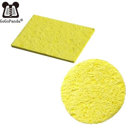 1 piece Round Square Replacement Sponges Soldering Iron Cleaner Solder Tip