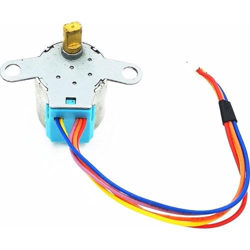 5PCS 2020BYJ-100H Deceleration Stepper Motor 4 Phase 5 Wire Stepper Motor DC5V Slow Small Micro Stepper Motor(6.5)