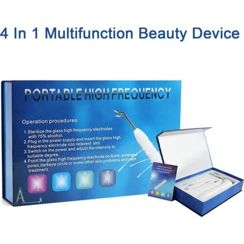 Portable High Frequency Skin Tightening Acne Spot Wrinkles Remover Heal Skin Scar Device Face Beauty Machine Therapy Spa Devices
