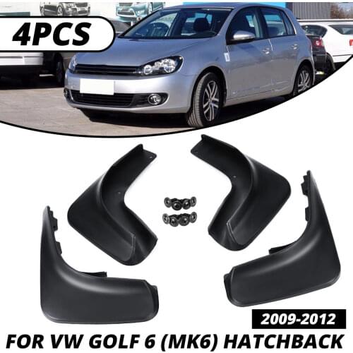 Mud Flaps Mudflaps Splash Guards Fender Mud Flap Mudguards For Volkswagen VW Golf 6 MK6 2009 2010 2011 2012