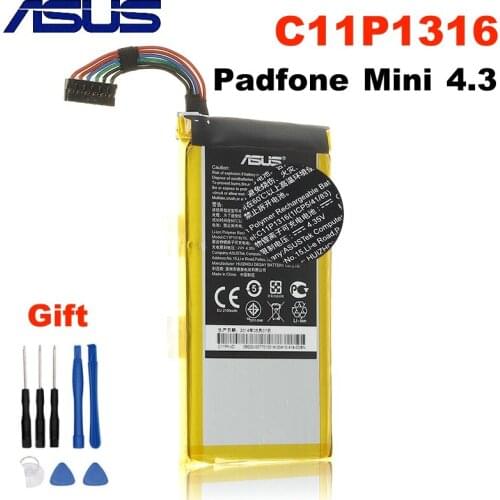 C11P1316 2100mAh High Capacity Mobile Phone Battery For Asus Padfone Mini 4.3 C11P1316 Battery with Good Quality + Free Tools