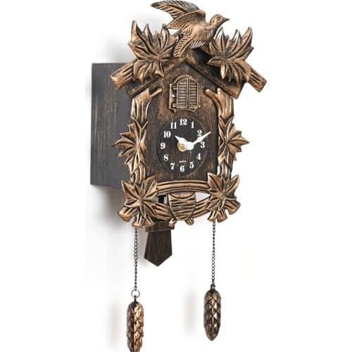 Cuckoo Clock Living Room Wall Bird Alarm Watch Modern Brief Children Decorations Home Day Time Alarm
