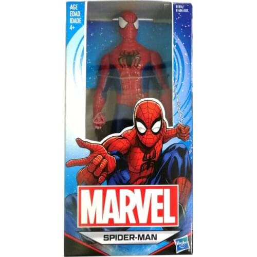 Hasbro Genuine Marvel 6-inch Basic Figure Doll Series Spider-Man, Iron Man, Captain America, Hulk Action Figure Model Toy