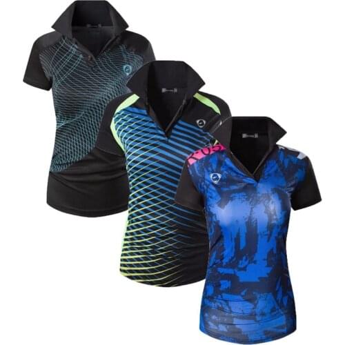 Jeansian 3 Pack Women Short Sleeve T-Shirt Tee Shirts Tshirt Golf Tennis Badminton SWT270_273_277_Black (Please choose US size)