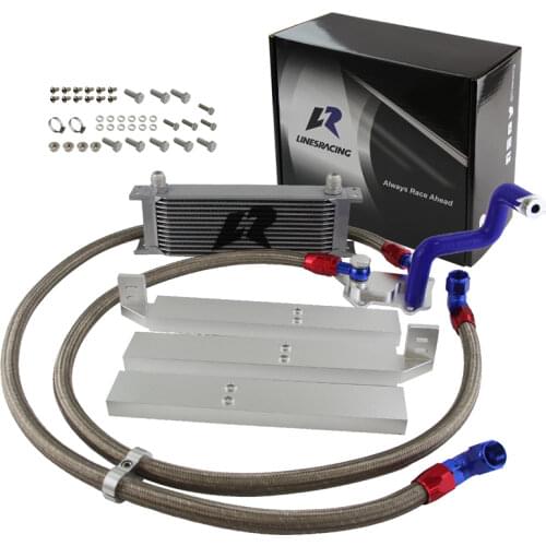 Fit VW Golf MK7 GTI AN10 13 Rows Oil Cooler Full Kit For Engine EA-888 III