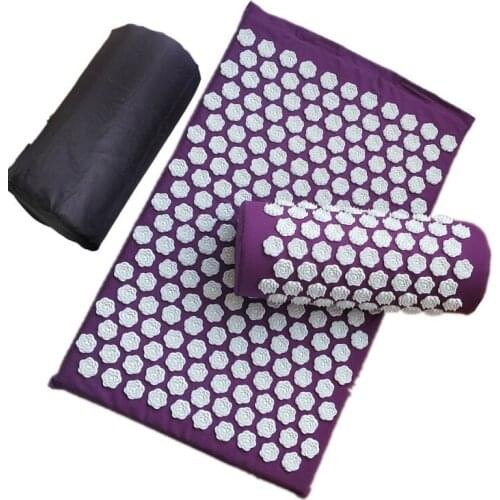 Spike Lotus Acupuncture Massager Cushion Massage Yoga Mat Acupressure Relieve Stress Back Body Pain Spike Mat Acupuncture Mat
