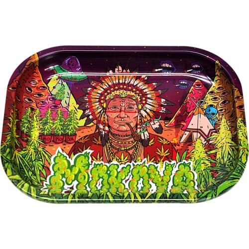 Creativity Practical 140Mm*180Mm Multifunction Smoking Rolling Herb Tray Portable Tobacco Trays Somking Accessorie