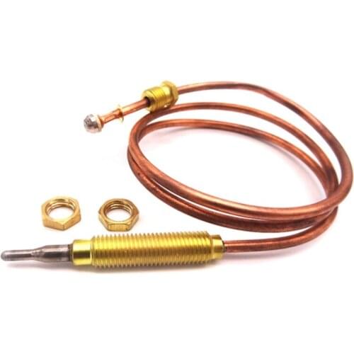 M8X1 Head And Nuts Gas Fire Pit And Fireplace Universal Thermocouple 600mm