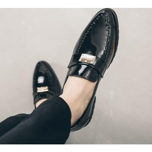 Loafers Mens Casual Leather Shoes Brown Mens Stylish For Men Black Fashion Moccasins Italian Trend Hippie