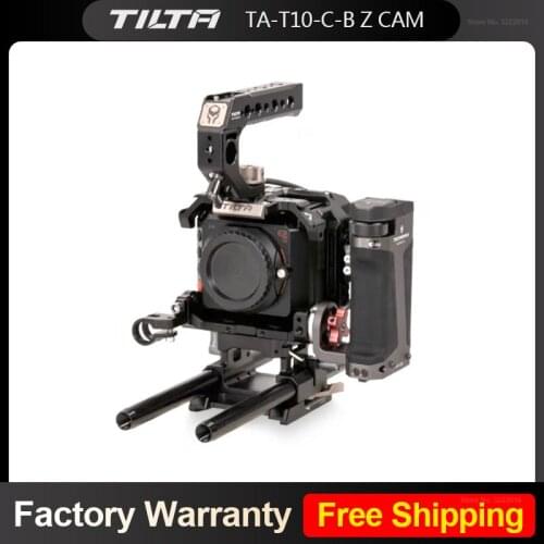 TILTAING TILTA TA-T10-C-B Z CAM E2C KIT C camera cage BLACK Side Focus Handle Type II (F570 Battery) along with Z CAM R/S cable