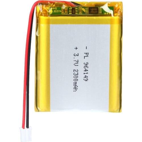 YDL 3.7V 2300mAh 964149 Rechargeable Lipo Battery with JST Connector