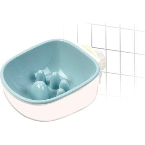 Pet Bowl Pet Bowl Cat Feeding Water Hanging Bowl Small and Medium-Sized Dogs Creative Plastic Dog Basin