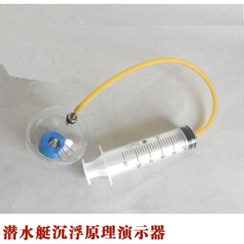 Submarine float and sink demonstrator Physics experiment instrument Teaching equipment