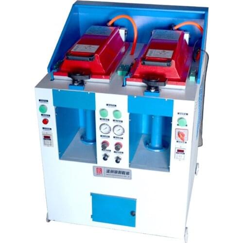 220V Fully Automatic Double Head Cover Type Press Machine Pneumatic Sole Bottom Press Machine Universal Bottom Press Machine 80W