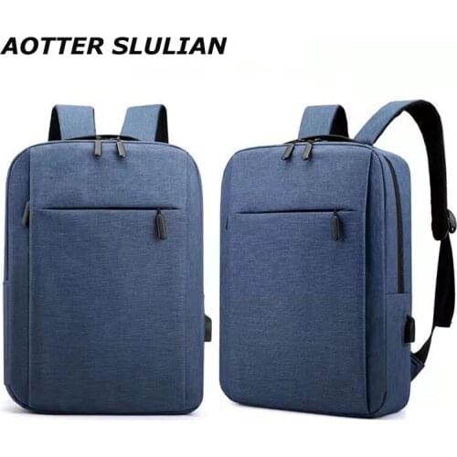 Laptop Backpack 2021 Men Women Anti Theft Waterproof Canvas Student Travel Back Pack Teenager USB Charging School Shoulder Pouch