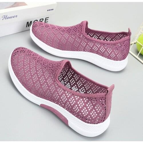 2021Summer Female Sandals Mesh Breathable Women Fashion Sports Shoes Soft Comfortable Shoes Zapatos De Mujer