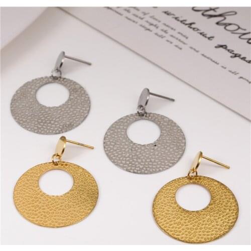 OUFEI Moon Earrings 2020 Fashion Jewelry Accessories Stainless Steel Earrings For Women Drop Earrings Set Free Shipping
