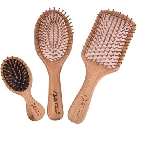 Paddle Brush Massage Wood Comb Antistatic Combanti-static Natural Wooden Massage Hairbrush Comb Scalp Health Care Paddle Brush